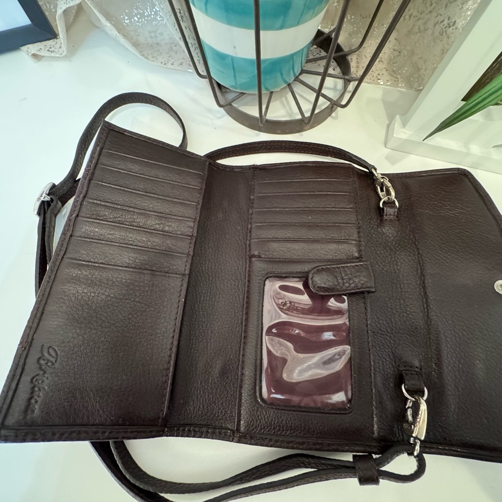 Brighton’s Chocolate Brown Leather Women's wallet/crossbody